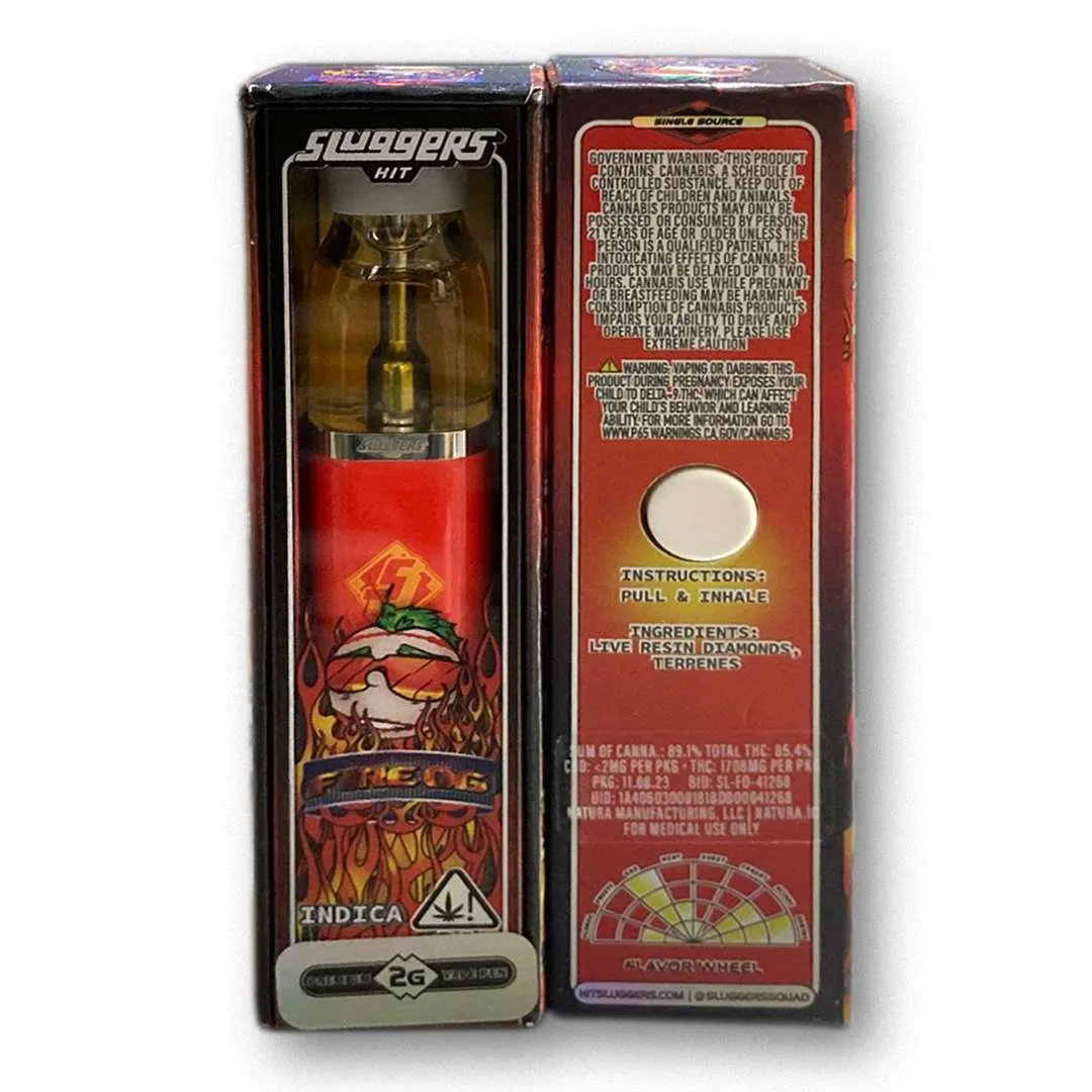09.webp SLUGGERS- PREMIUM CANNABIS- VAPE PEN 2G- FIRE OG - Image 1