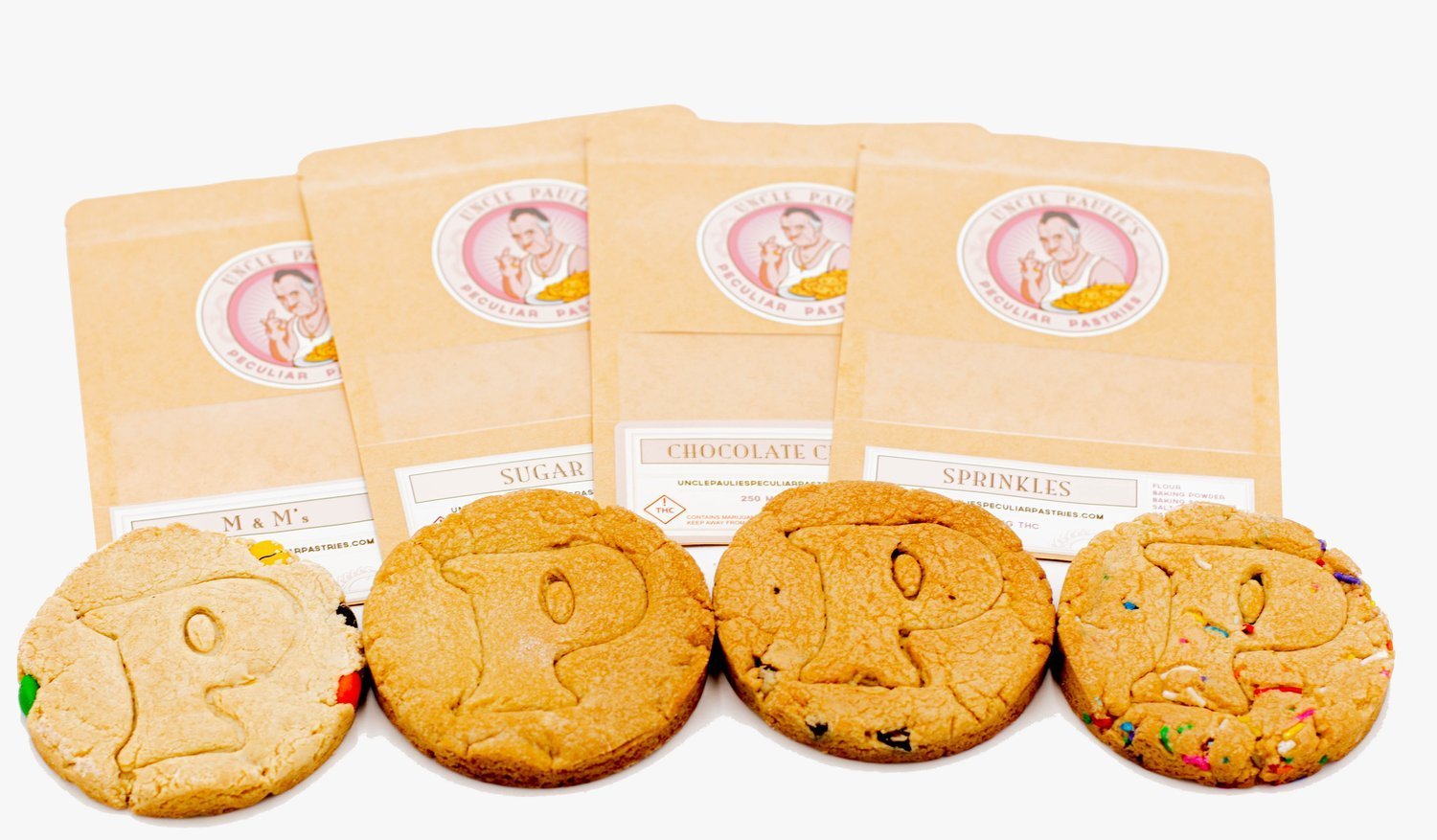 250-cookies.jpg Baked Cookies- Dark Chocolate Chunk w/ Sea Salt- 250MG - Image 1